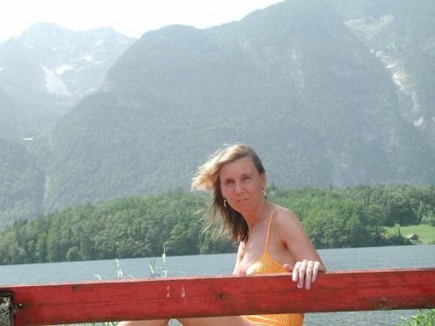 Ich genie&szlig;e die Berge und den Sommer.