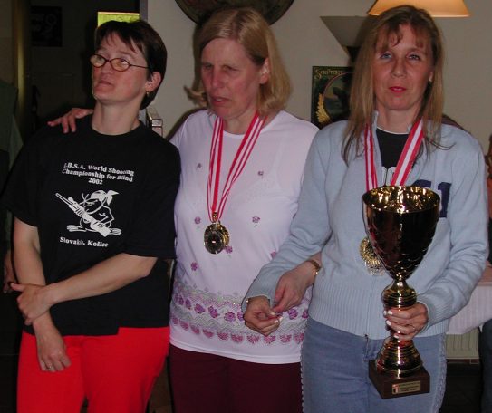 Andrea, Maria und ich auf dem Siegerehrungsfoto