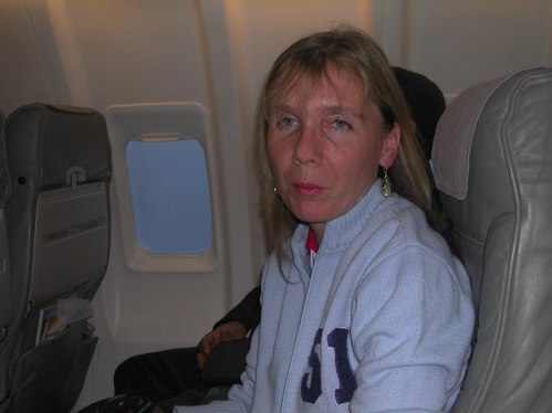 Man sah mir deutlich meine Flugangst in den Turbulenzen an *g*