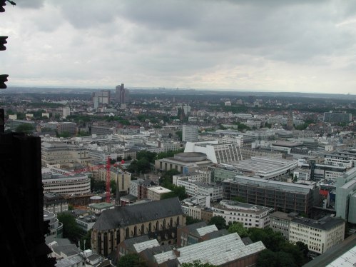 Köln vom Turm des Doms aus