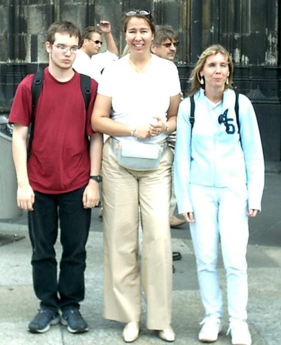 Marco, Carola und ich in Köln